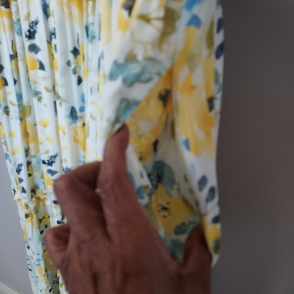 Jessakae Collection Queen’s  Croquet Yellow Floral Maxi Dress Size 3XL. NWOT - Picture 16 of 16